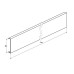 Abdeckung Unex 80 aus U23X - Länge 2m Abdeckung Unex 80 aus U23X - Länge 2m