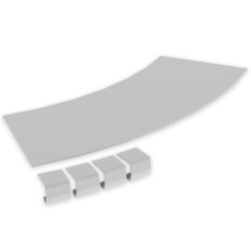 Abdeckung Unex Bogen 45° 200 R600 aus U23X