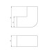 Ausseneck Unex 35X35 aus U24X