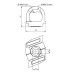 Befestigungsschelle Unex 35x35 aus U24X Befestigungsschelle Unex 35x35 aus U24X
