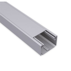 Brüstungskanal Unex 70x100 mit 1 Abdeckung (80 mm) aus U23X - Länge 2m