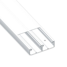 Brüstungskanal Unex 70x210 mit 2 Abdeckungen (80 und 80 mm) aus U23X - Länge 3m