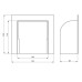 Durchführung Unex gebogen 60x100 aus U24X Durchführung Unex gebogen 60x100 aus U24X
