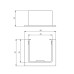 Durchführung Unex gerade 35x35 aus U24X