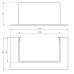 Durchführung Unex gerade 60x100 aus U24X Durchführung Unex gerade 60x100 aus U24X