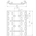 Durchgehendes Unterteil Unex 16x96 aus U23X für Abdeckung Höhe 100 - Länge 2m Durchgehendes Unterteil Unex 16x96 aus U23X für Abdeckung Höhe 100 - Länge 2m