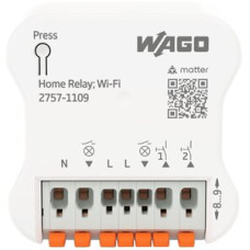 EB-RF-Schaltaktor WAGO Home matter 2-Kan 6A 1380W 200-240V 2xDI IP00