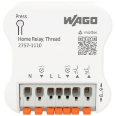 EB-RF-Schaltaktor WAGO Home matter 2-Kan 6A 1380W 200-240V 2xDI IP00