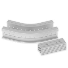 Flachbogen 45° Unex 135x200 R300 aus U23X
