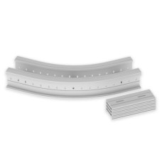 Flachbogen 45° Unex 135x200 R600 aus U23X