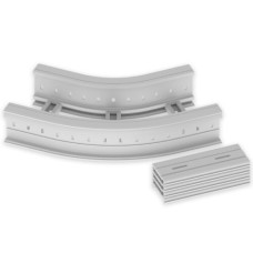 Flachbogen 45° Unex 135x300 R300 aus U23X