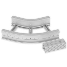 Flachbogen 45° Unex 135x400 R300 aus U23X