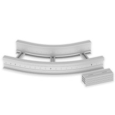 Flachbogen 45° Unex 135x400 R600 aus U23X