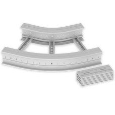 Flachbogen 45° Unex 135x500 R300 aus U23X