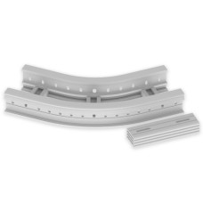 Flachbogen 45° Unex 85x200 R300 aus U23X