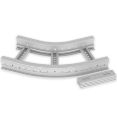 Flachbogen 45° Unex 85x300 R300 aus U23X