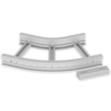 Flachbogen 45° Unex 85x400 R300 aus U23X