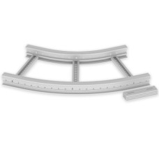 Flachbogen 45° Unex 85x500 R600 aus U23X