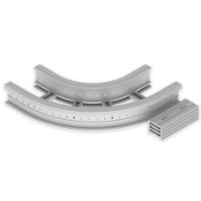 Flachbogen 90° Unex 135x300 R300 aus U23X