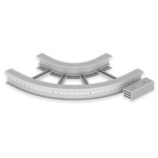 Flachbogen 90° Unex 135x500 R300 aus U23X