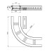 Flachbogen 90° Unex 85x200 R300 aus U23X Flachbogen 90° Unex 85x200 R300 aus U23X