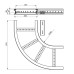 Flachbogen 90° Unex 85x400 R300 aus U23X