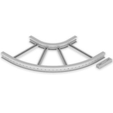 Flachbogen 90° Unex 85x600 R300 aus U23X