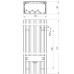 Installationskanal Unex 60X110 aus U23X - Länge 3m