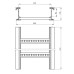 Isolierende Kabelleiter Unex 135x400 aus U23X - Länge 3m