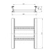 Isolierende Kabelleiter Unex 85x400 aus U23X - Länge 3m Isolierende Kabelleiter Unex 85x400 aus U23X - Länge 3m