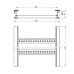Isolierende Kabelleiter Unex 85x500 aus U23X - Länge 3m