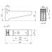Isolierender Ausleger Unex 100x300 aus U23X