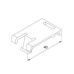Klammern Unex 40 aus U24X für installationskanal 30/40x40 aus U23X