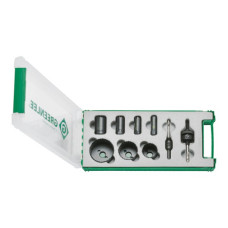 Lochsäge-Set Greenlee HSS-BI-Metall M16-M63