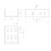 PVC U-Profil Unex gelocht 2m aus U23X - Länge 2m