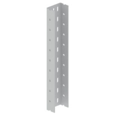 PVC U-Profil Unex gelocht 2m aus U23X - Länge 2m
