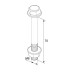 Schraube mit Muttern Unex DIN 6921 M8x70 mm aus Edelstahl V4A (AISI 316)