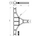 T-Stück Unex 85x200 R600 aus U23X