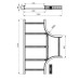 T-Stück Unex 85x600 R300 aus U23X