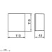Verbindungs-u. Abzweigdose Unex 110x110 aus U24X