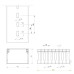 Verdrahtungskanal Unex 42x60 aus U23X - Länge 2m