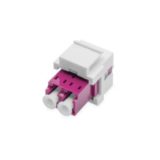 DIGITUS LWL LC/LC-Duplex-Kupplung Multimode-OM4 Keystone-Modul