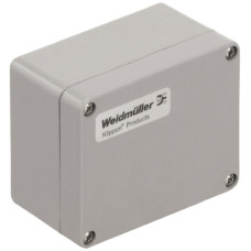 Gehäuse Polyester Weidmüller POK 110x75x56mm glasfaserverstärkt silbergrau