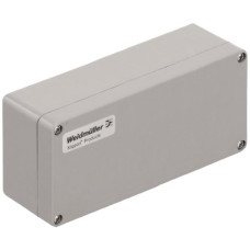 Gehäuse Polyester Weidmüller POK 190x75x55mm glasfaserverstärkt silbergrau