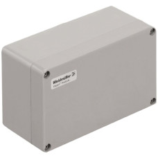 Gehäuse Polyester Weidmüller POK 220x120x90mm glasfaserverstärkt silbergrau