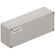 Gehäuse Polyester Weidmüller POK 230x75x56mm glasfaserverstärkt silbergrau