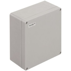 Gehäuse Polyester Weidmüller POK 255x250x120mm glasfaserverstärkt silbergrau