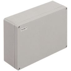 Gehäuse Polyester Weidmüller POK 400x250x120mm glasfaserverstärkt silbergrau