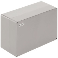 Gehäuse Polyester Weidmüller POK 400x250x160mm glasfaserverstärkt silbergrau