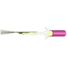 Kabel FO Universal H-LINE 48xG50/125 OM4 Ø11,2mm 5000N violett Cca s1a d1 a1 - Länge 1000m